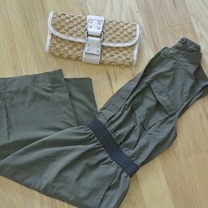Army Green Summer Pocket Waist Dress Limited